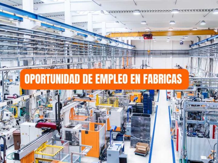 Oportunidad de empleo en fábricas en España