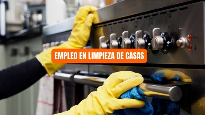 Trabaja en limpieza de casas vacías en España